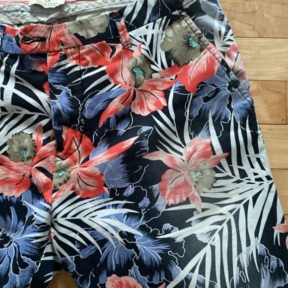 SCOTCH  SODA Bowie Floral straight Leg cotton pants Approximately Si - Picture 8 of 16
